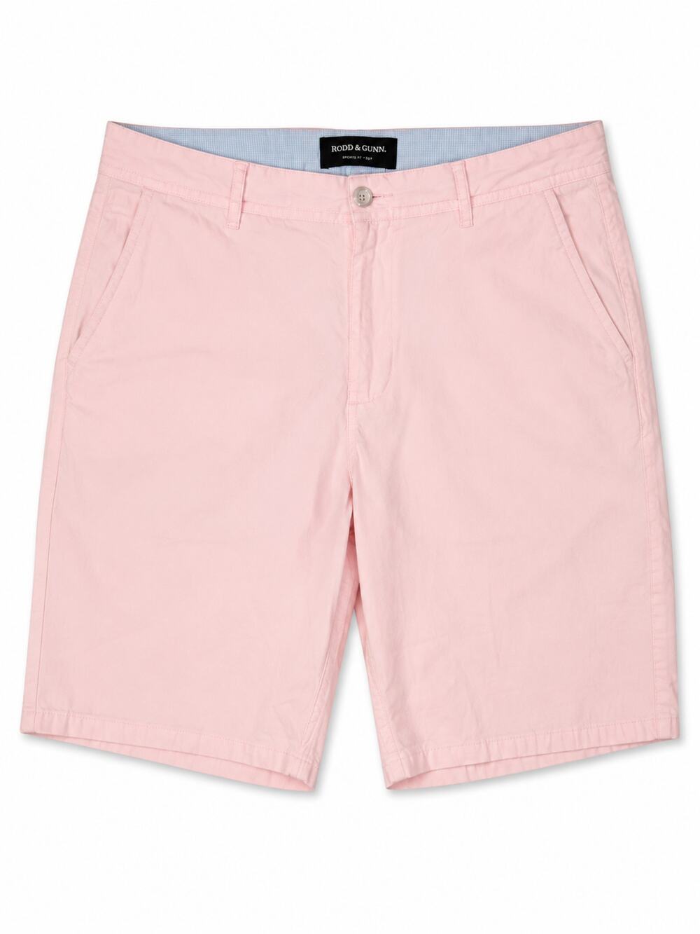 Rodd & Gunn Slim Fit Chino Shorts 32 Pink Blush Italy Cotton Woven NZ Brand